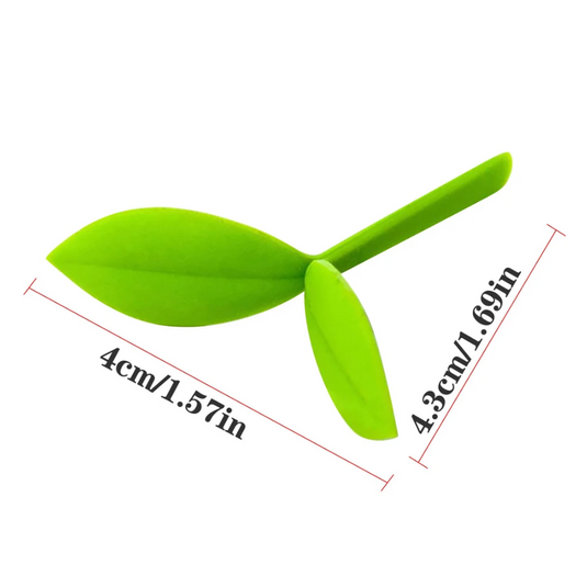 Translation missing: en.6 pcs Silicone Leaf Bookmark