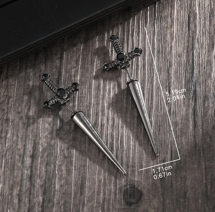 Sword Earrings