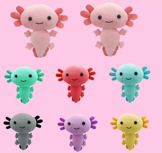 Translation missing: en.6 Different Colors Adorable Axolotl Plushies