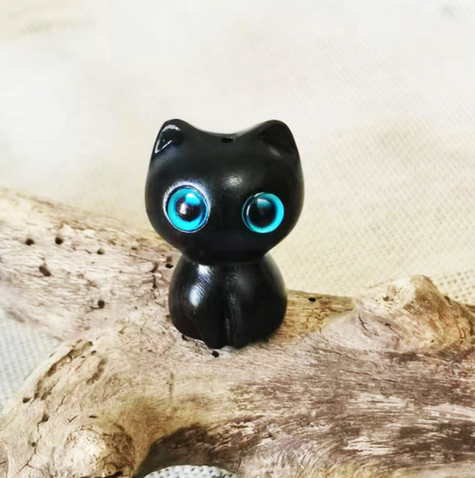Translation missing: en.Small Wooden Cat Figurines 6 Styles