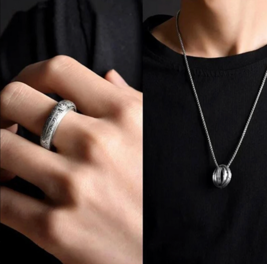 Translation missing: en.Astronomy Ring-Foldable Astronomical Sphere Unisex ring