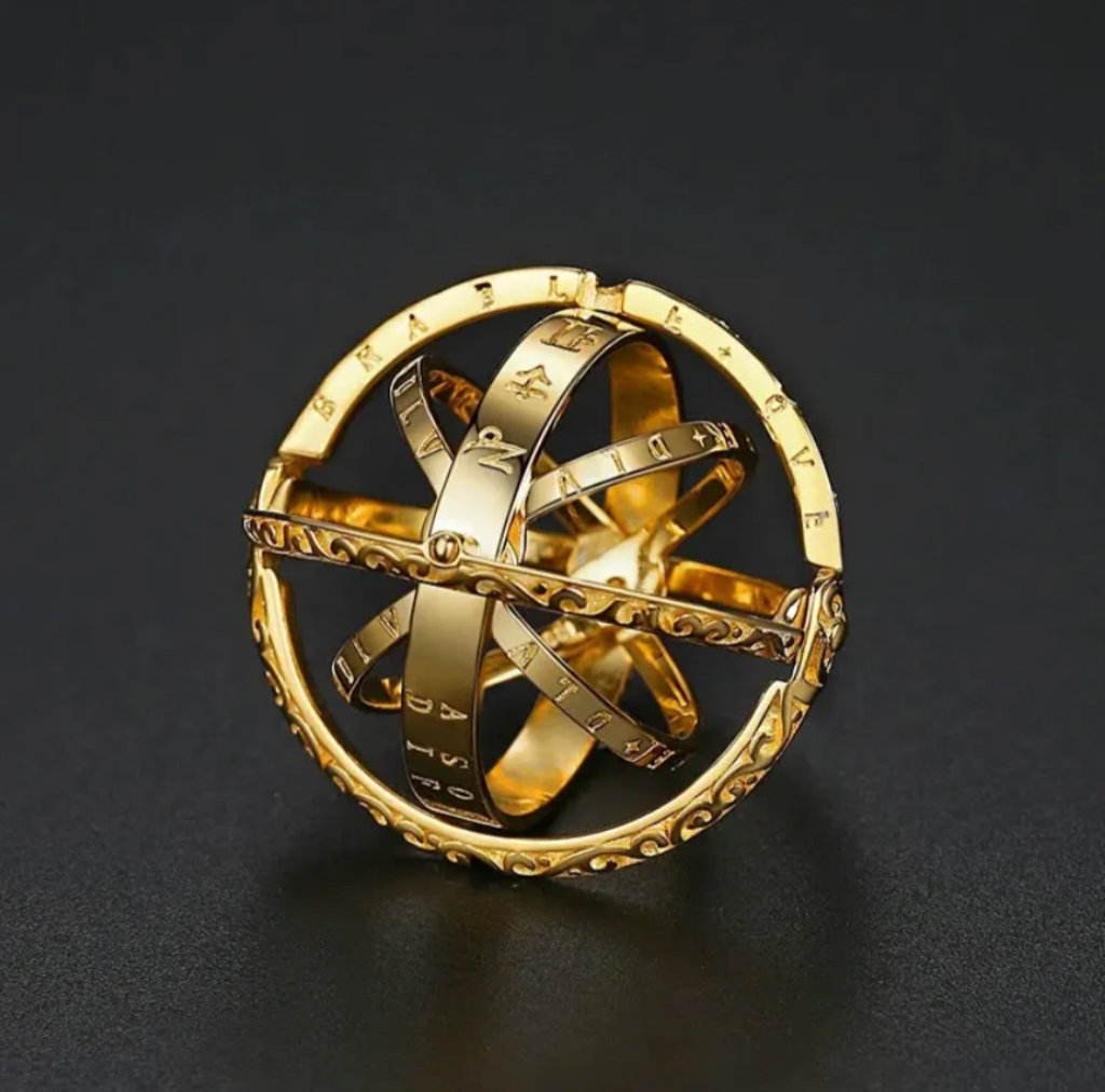 Astronomy Ring-Foldable Astronomical Sphere Unisex ring