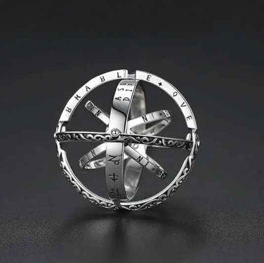 Translation missing: en.Astronomy Ring-Foldable Astronomical Sphere Unisex ring