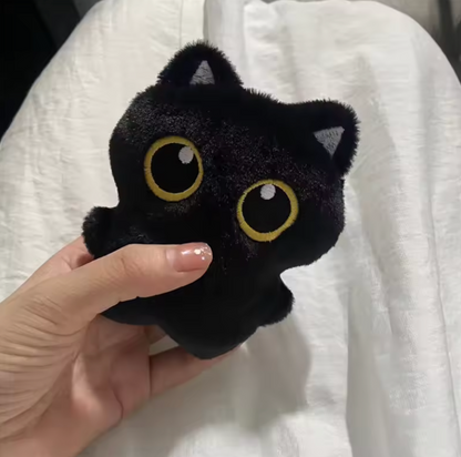 CUTE 10CM BLACK CAT PLUSH TOY