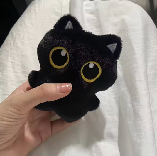 Translation missing: en.CUTE 10CM BLACK CAT PLUSH TOY
