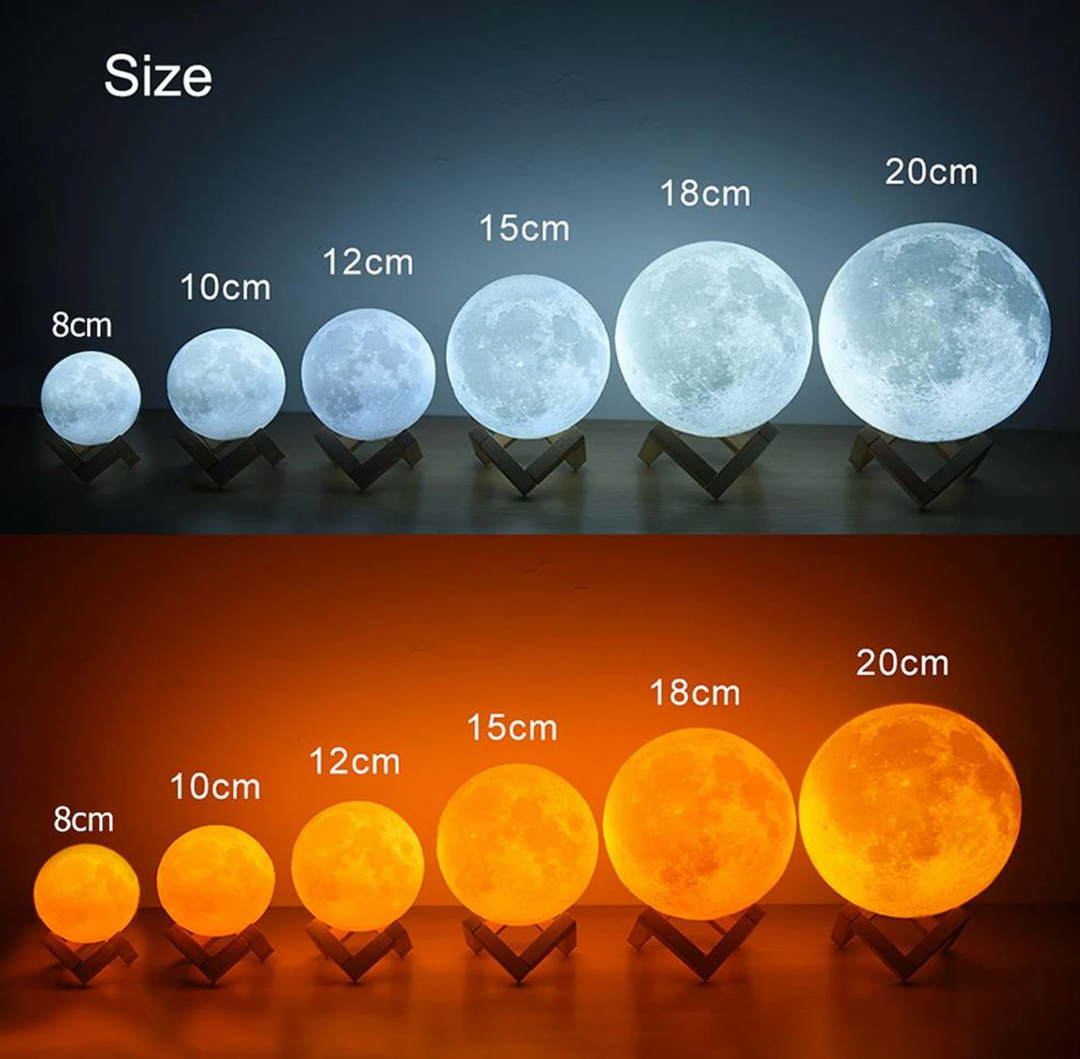 Moon light | 2 colours | Multiple Sizes | Home Decor, Unique Gift