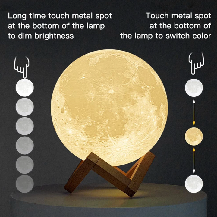 Moon light | 2 colours | Multiple Sizes | Home Decor, Unique Gift