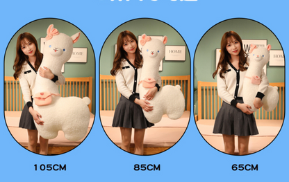 Large Alpaca Soft Stuffed Plush Pillow Toy