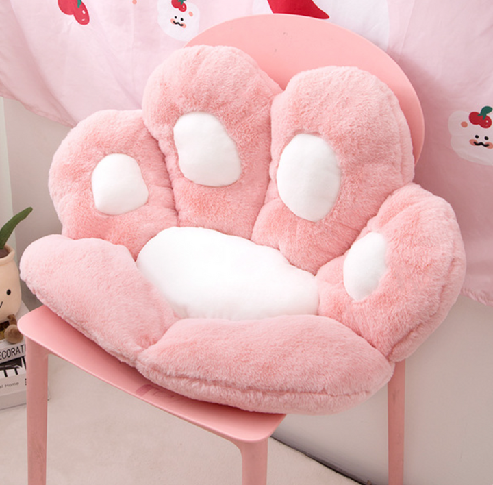 3 different colors Cute Cat Paw Back Pillows