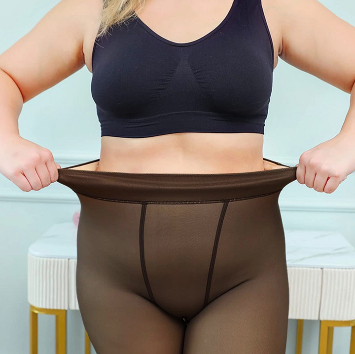 Winter Warm Leggings - High Waist Woman Pants - Warm Quality