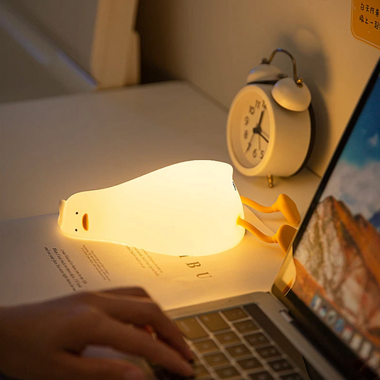 Translation missing: en.Lying Flat Duck Night Light, LED Squishy Duck Lamp