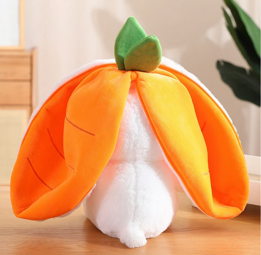 Translation missing: en.Reversible Carrot Strawberry Bunny Plushies
