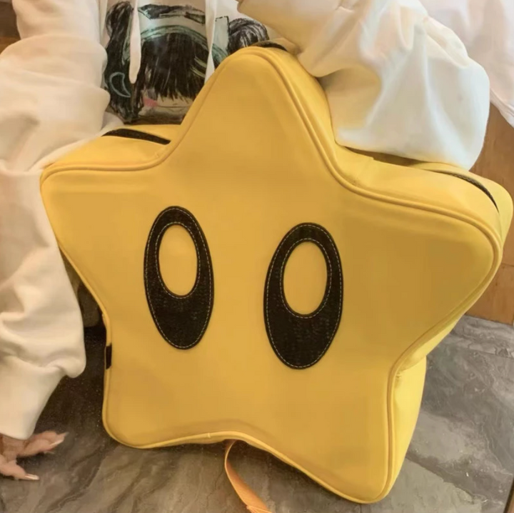 Cute Kawaii Yellow Star Backpack