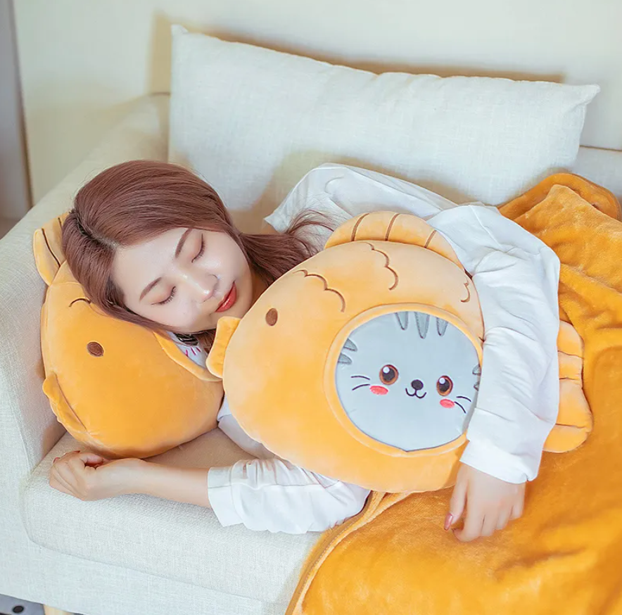 Adorable Animals Taiyaki Cookies With Blanket Inlcuded