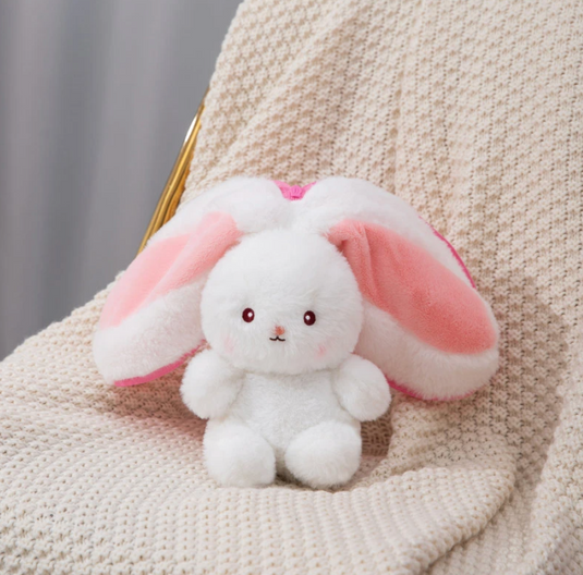 Translation missing: en.Reversible Carrot Strawberry Bunny Plushies