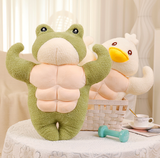 Translation missing: en.Buff Funny Frog and Duck Plushies