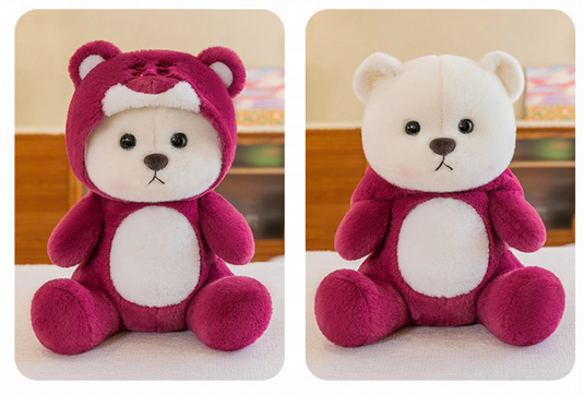 Translation missing: en.Bear with a hoodie adorable plush