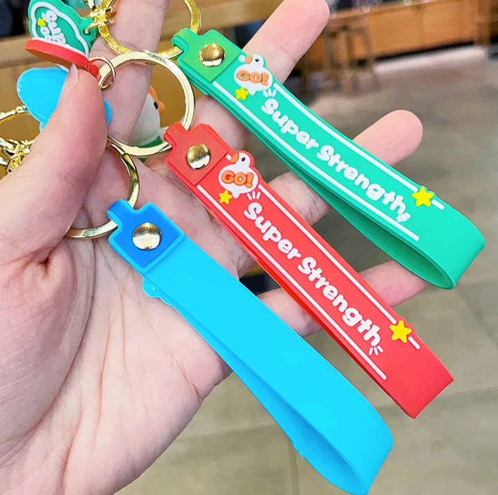 Funny Buff Ducks Keychains