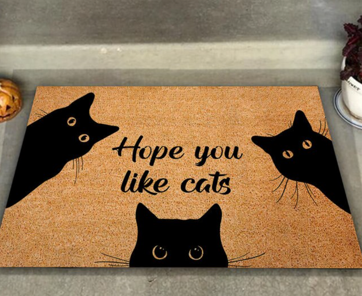 Translation missing: en.Hope you like cats mat