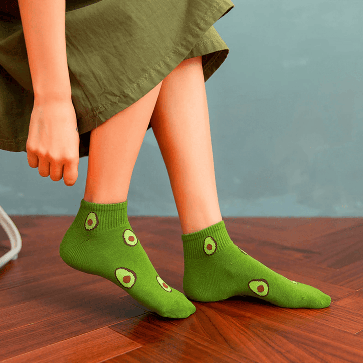 5 Pack Different Styles Avocado Lovers Socks