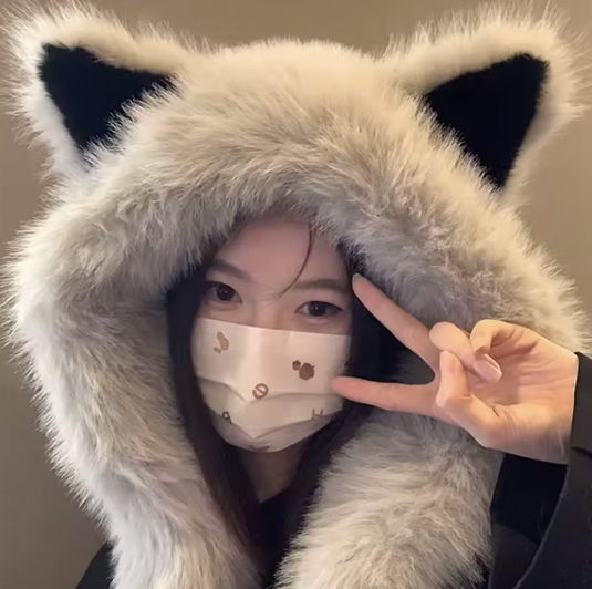 Translation missing: en.CAT EARS HAT SCARF