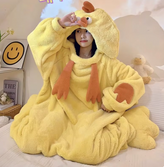 Translation missing: en.Chicken Robe and Slippers Pajamas