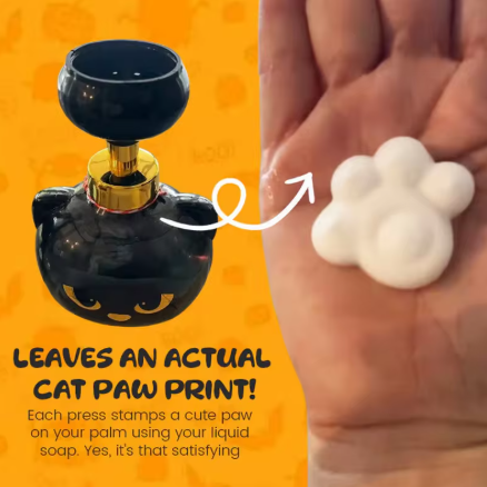Cute Cat Paw Foam Soap Dispenser – TikTok Viral Refillable Hand Soap Pump for Bathroom & Kitchen Decor