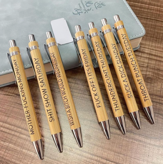 RELATABLE BAMBOO PENS 7PCS SET