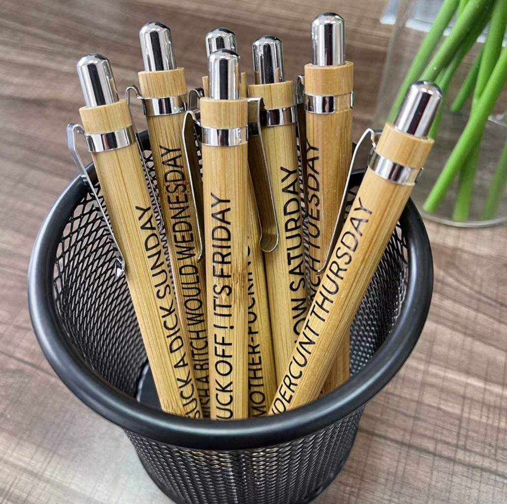 RELATABLE BAMBOO PENS 7PCS SET