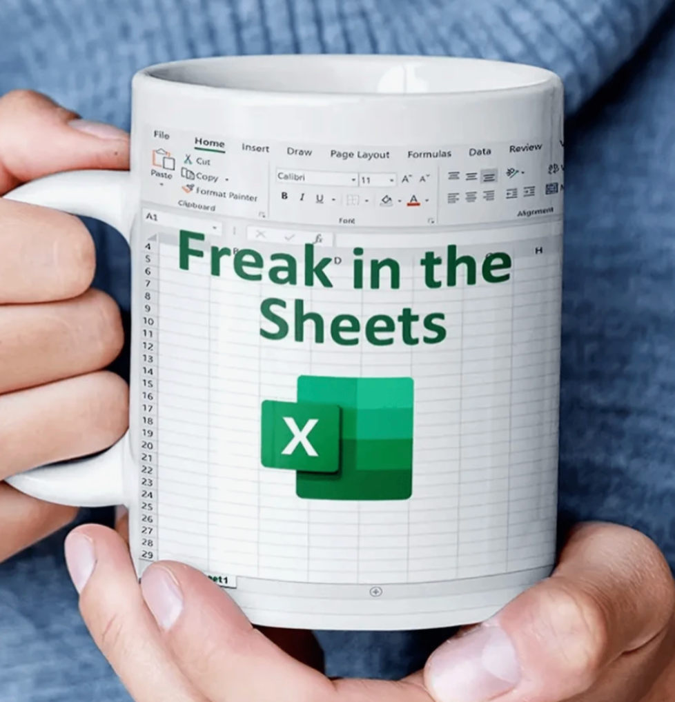 FREAK IN THE SHEETS FUNNY MUG