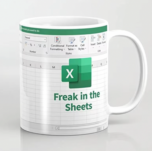 FREAK IN THE SHEETS FUNNY MUG