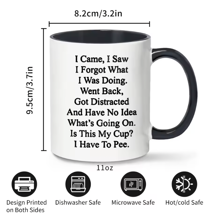 FUNNY ADHD MUG