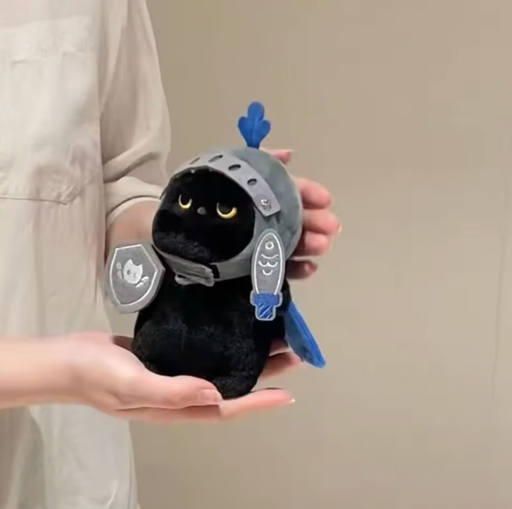 KNIGHT CAT PLUSH