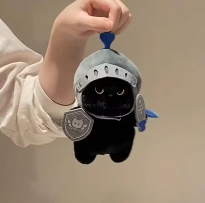 KNIGHT CAT PLUSH