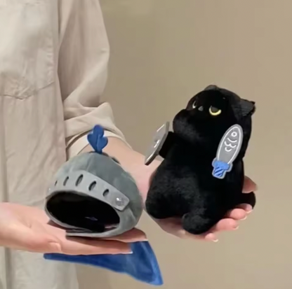 KNIGHT CAT PLUSH