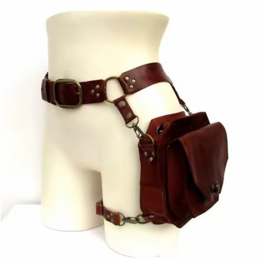 Translation missing: en.MEDIEVAL STYLE LEATHER BELT POUCH BAG
