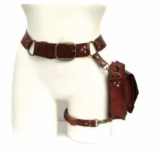 Translation missing: en.MEDIEVAL STYLE LEATHER BELT POUCH BAG