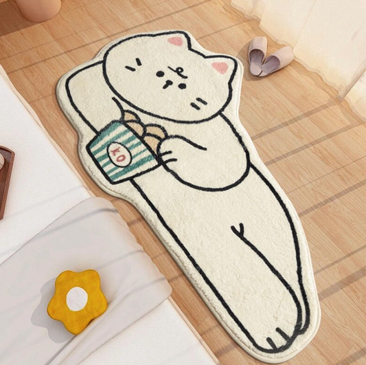 Kawaii Cat Bath Mat
