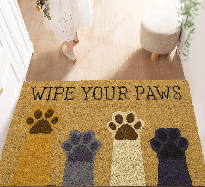 Wipe Your Paws Cat Mat
