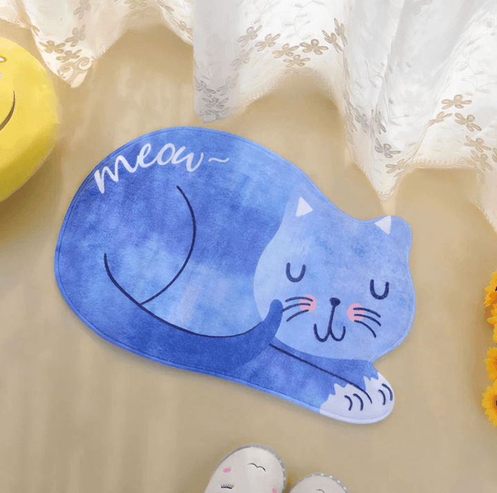 2 Different Colors Meow CAT BATH MAT