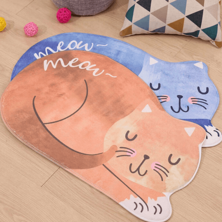 2 Different Colors Meow CAT BATH MAT