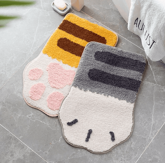 Translation missing: en.2 Different Colors little CAT paw BATH MAT