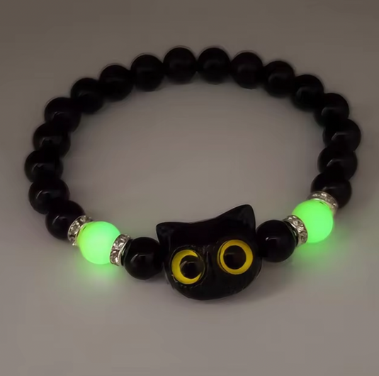 Translation missing: en.Luminous Big Eye Cat Friendship Bracelet