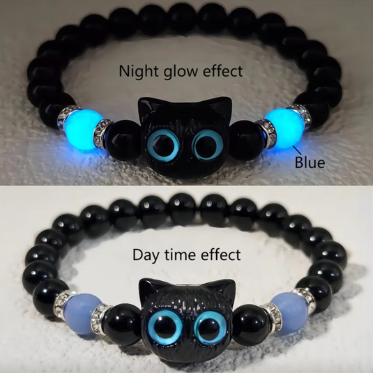 Translation missing: en.Luminous Big Eye Cat Friendship Bracelet