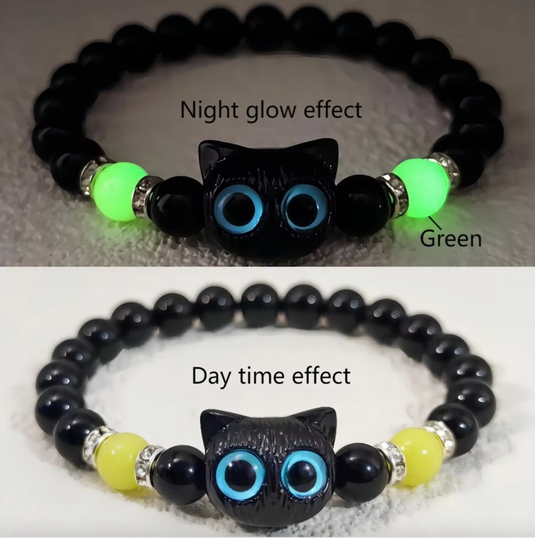 Translation missing: en.Luminous Big Eye Cat Friendship Bracelet