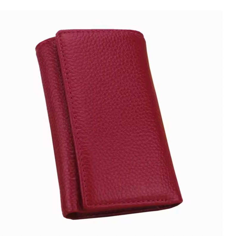 Leather Key Holder Wallet, Leather Key Case, Leather Key Holder, Key Organizer