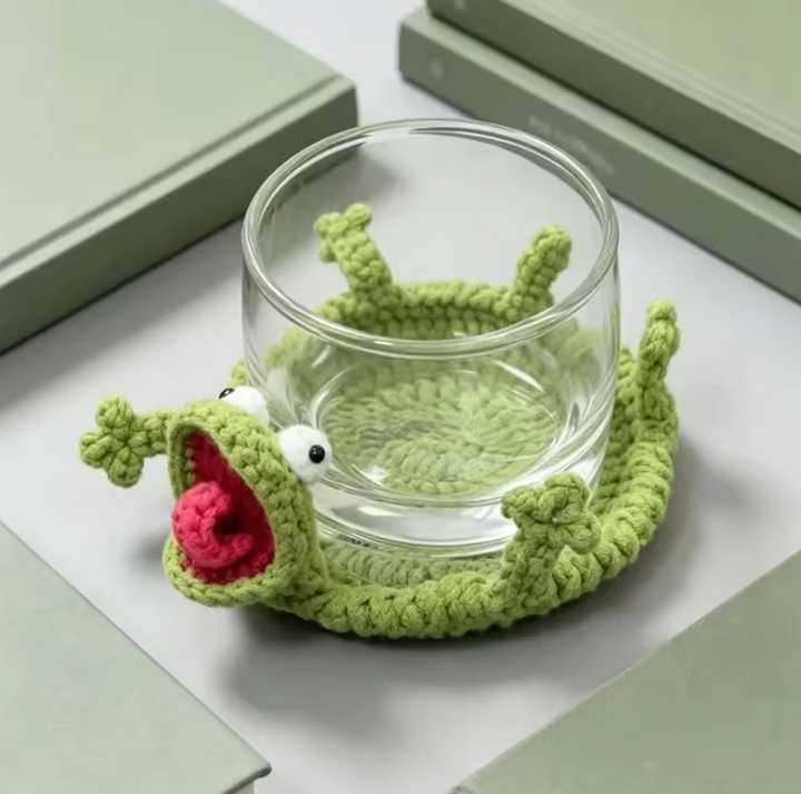 Translation missing: en.Funny Crochet Animal Mug Coasters