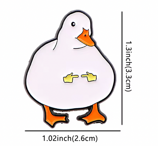 Translation missing: en.SHY DUCK ENAMEL PIN