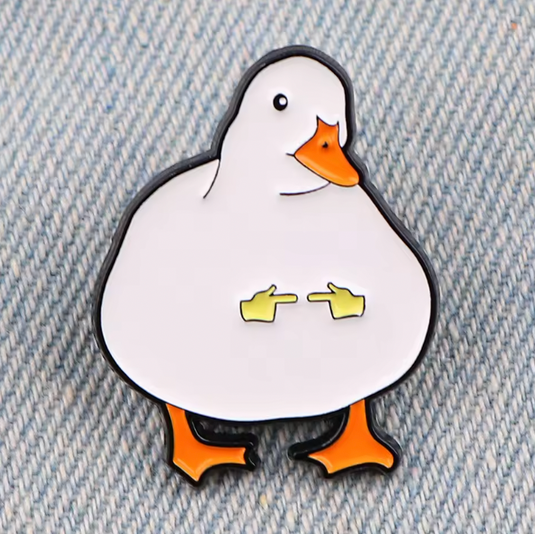 Translation missing: en.SHY DUCK ENAMEL PIN
