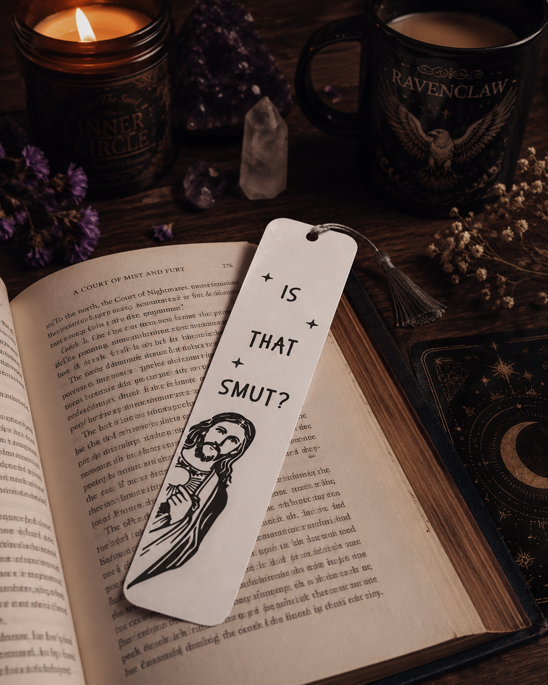 Translation missing: en.PEEKING JESUS - IS THAT SMUT? - METAL BOOKMARK